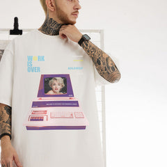 Men T Shirt Loose Short Sleeve T-shirt Men
