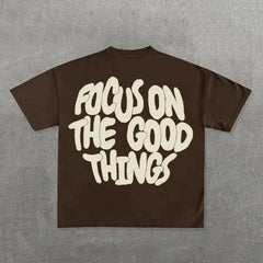 Street Unisex T-shirt Y2K Hip Hop Alphabet Vintage Cross Graphics