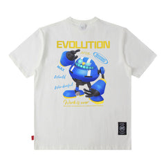 Men T Shirt Short Sleeve T-shirt Men and Women High Street Loose Couple