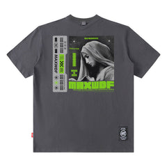 Men T Shirt Short Sleeve T-shirt Men and Women Couple Loose Leisure All-Matching
