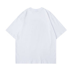 Men T Shirt Hip Hop Retro Short Sleeve T-shirt Men and Women Casual