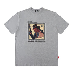 Men's T Shirt Printed Short-Sleeved T-shirt Men's and Women's Vibe Style Loose
