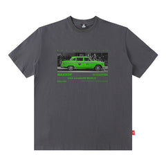 Men T Shirt Retro Short Sleeve T-shirt Men and Women Ins Style