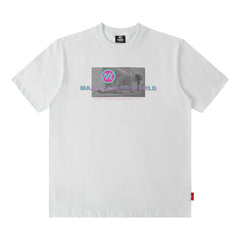 Men T Shirt Short Sleeve Printed Half Sleeve