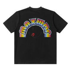 Men T Shirt Loose Men's and Women's Couple's Short-Sleeved T-shirt