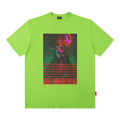Men's T Shirt Printed Short-Sleeved T-shirt Men's and Women's Ins Street