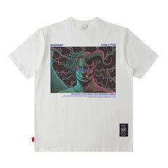 Men T Shirt Fashion Brand Men's Short-Sleeved T-shirt All-Match Loose