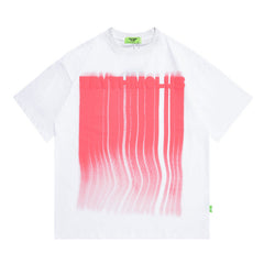 Men's T Shirt Printed Short-Sleeved T-shirt Men's and Women's Graffiti Style Loose