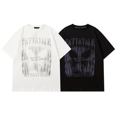 Men T Shirt Niche Design Couple Short Sleeve T-shirt Men and Women