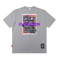 Men's T Shirt Personalized Printed Short-Sleeved T-shirt Men's and Women's Ins Loose