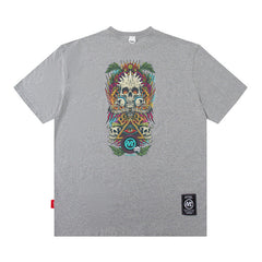 Men T Shirt Retro Street Trendy Loose Leisure All-Matching Couple Short Sleeve T-shirt