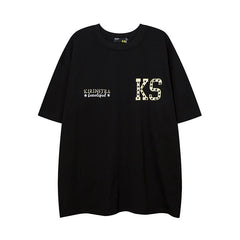 Men T Shirt Vintage Fashion Brand Hip Hop Short Sleeve T-shirt