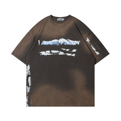 Men T Shirt Hiphip Street Style Short Sleeve T-shirt Men and Women Couple