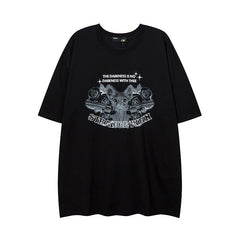 Men's T Shirt Short-Sleeved T-shirt Men's and Women's Spring and Summer Loose Vintage