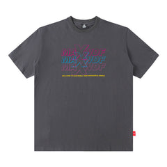 Men T Shirt Fashion Brand Letter Print Short-Sleeve T-shirt Men and Women Loose
