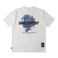 Men T Shirt Printed Half Sleeve Bottoming Summer Casual Short Sleeve T-shirt Men and Women