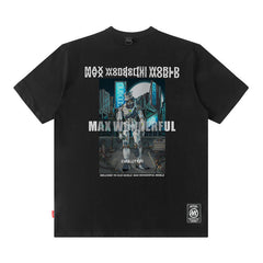 Men T Shirt Men's Short-Sleeved T-shirt American Style Hip Hop Loose