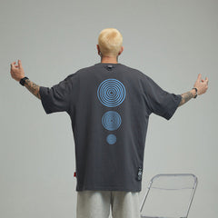 Men T Shirt High Street Fashion Brand Short Sleeve Men's Loose T-shirt Men