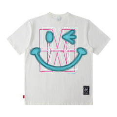 Men T Shirt Short-Sleeved T-shirt Men's Fashion Brand Ins Hong Kong Style Loose Men's Clothing