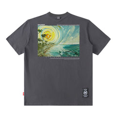 Men T Shirt Short-Sleeved T-shirt for Men and Women Couple Spring and Summer