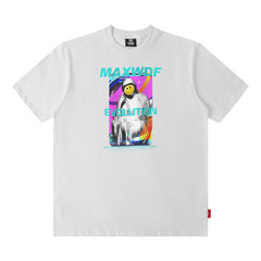 Men T Shirt Short Sleeve T-shirt Men and Women Loose
