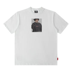Men T Shirt T-shirt Men's and Women's Short Sleeve Loose Couple Outfit High Street