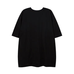 Men T Shirt Retro Alphabet Hip Hop Short Sleeve T-shirt Men and Women