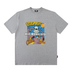 Men T Shirt Short-Sleeved T-shirt Boys Casual Loose