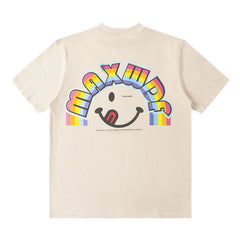 Men T Shirt Printed Short-Sleeved T-shirt Baby Boy and Girl Summer Loose Cotton