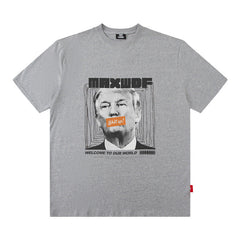 Men T Shirt Cartoon Short Sleeve T-shirt Men's and Women's Ins Fashion Brand American
