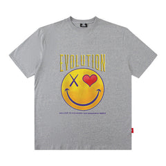 Men T Shirt Men's Loose Printed Fashion Brand Men's Summer T-shirt