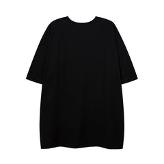 Men T Shirt Five-Pointed Star Printed Short-Sleeved T-shirt Loose Men and Women Casual