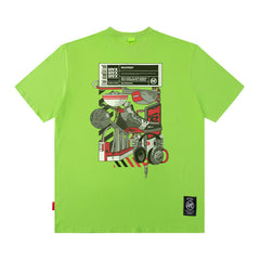 Men T Shirt Fashion Brand Printing Short-Sleeved T-shirt Men and Women Style Street Couple
