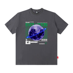 Men T Shirt Spring/Summer Fashion High Street National Fashion Loose