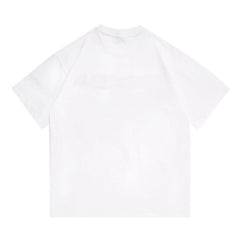 Men's T Shirt Printed Short-Sleeved T-shirt Men's and Women's Graffiti Style Loose