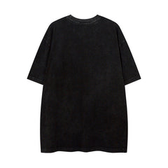 Men T Shirt Men's Dark Short-Sleeved T-shirt Spring and Summer New