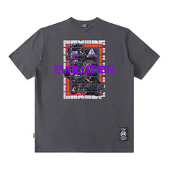 Men's T Shirt Personalized Printed Short-Sleeved T-shirt Men's and Women's Ins Loose