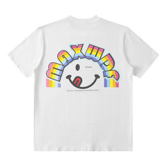 Men T Shirt Printed Short-Sleeved T-shirt Baby Boy and Girl Summer Loose Cotton