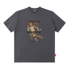 Men T Shirt Short Sleeve T-shirt Men and Women Loose