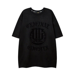 Men T Shirt Fashion Brand Printing Casual Short Sleeve T-shirt Men and Women College Style Vintage