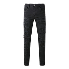 Purple Brand Jeans Pure Cotton High Street Trend #9108