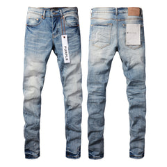Purple Brand Jeans Pure Cotton High Street Trend #9016