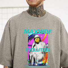 Men T Shirt Short Sleeve T-shirt Men and Women Loose
