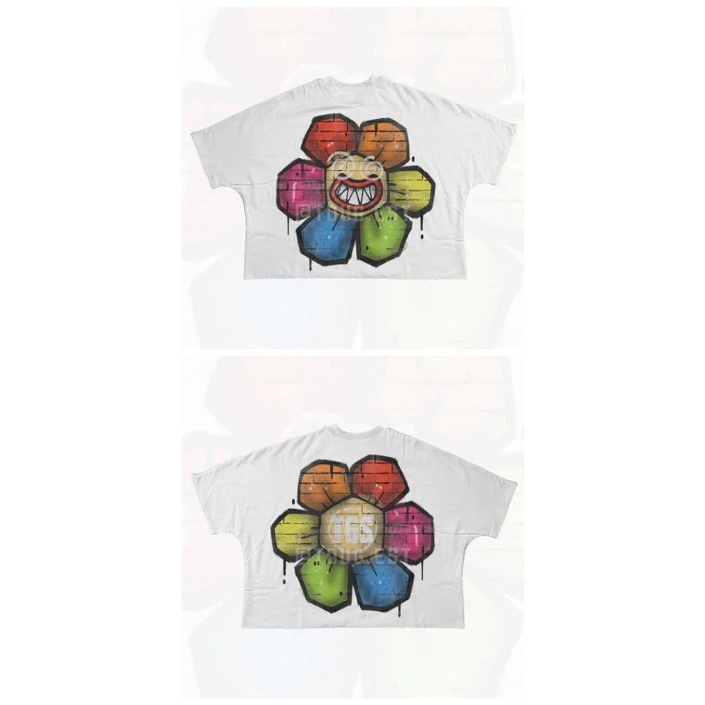 Street Unisex T-shirt Loose Casual Gothic