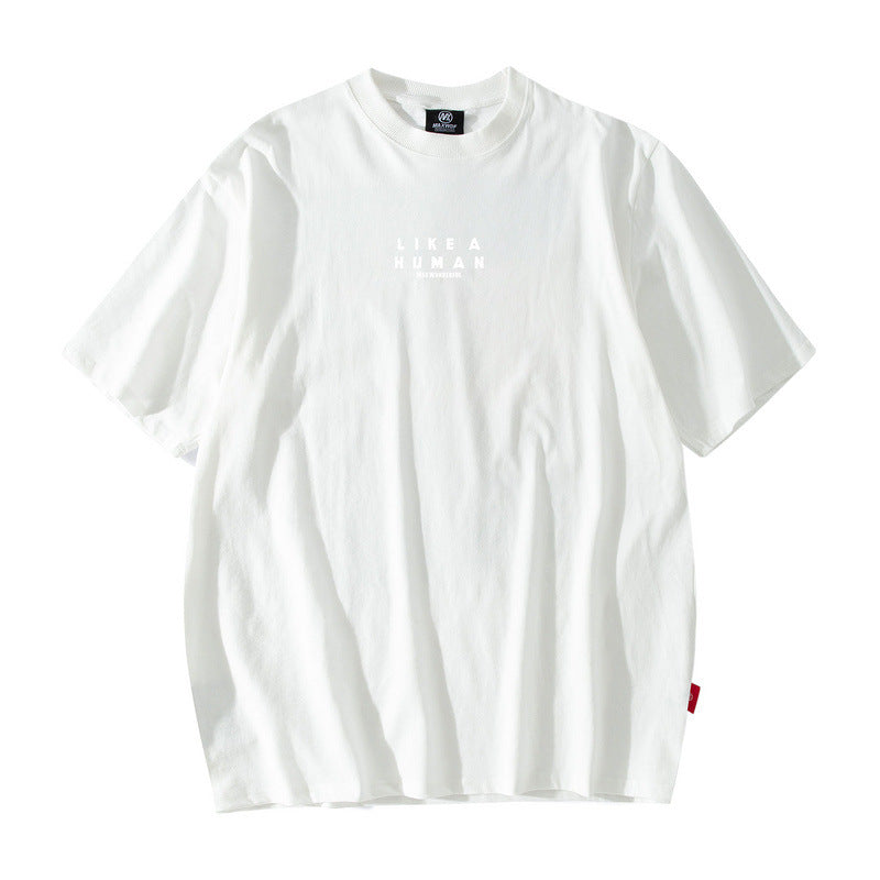 Men T Shirt Short-Sleeved T-shirt Men's Trendy Summer Couple Half Sleeve