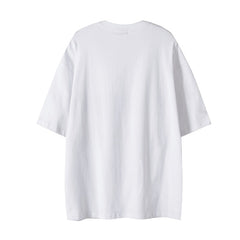 Men T Shirt West Coast Hip Hop Retro Printed Casual Short Sleeve T-shirt Men and Women