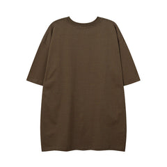 Men T Shirt Vintage Printed Short Sleeve Men's and Women's Loose Distressed T-shirt