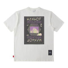 Men T Shirt Retro Hip Hop Printed Short Sleeve T-shirt for Men and Women