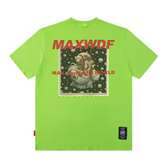 Men T Shirt Fashion Brand Men's Short-Sleeved T-shirt All-Match Loose