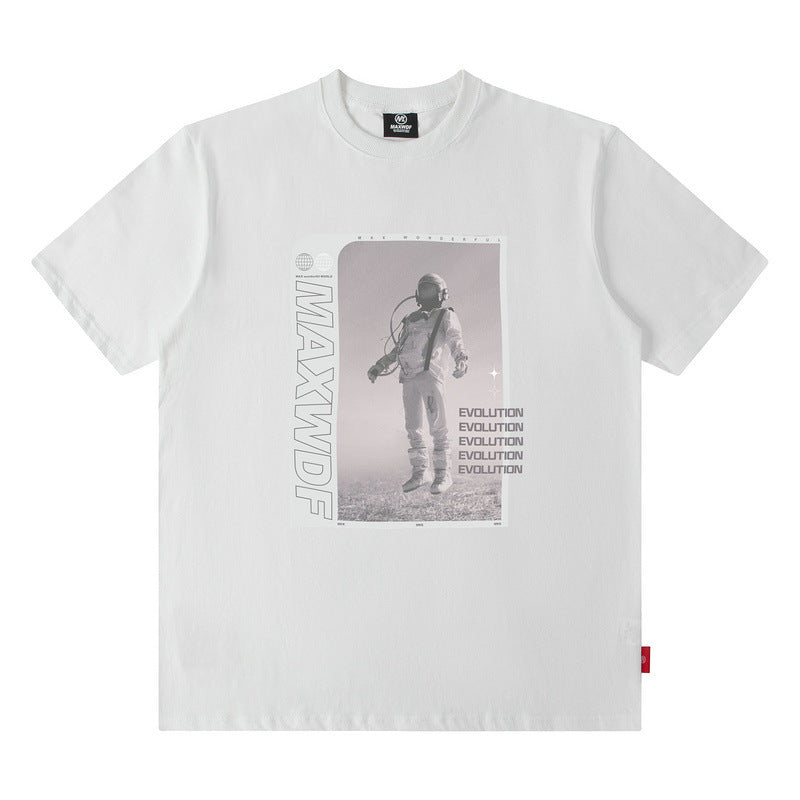 Men T Shirt Fashion Brand Hip Hop Short Sleeve T-shirt Men's Loose